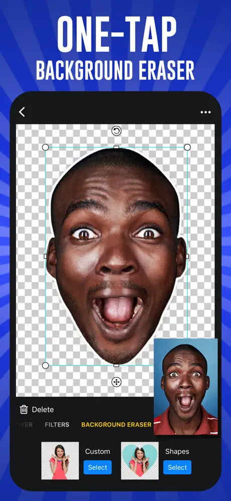 Meme Maker Pro Screenshot - One-Tap Background Removal