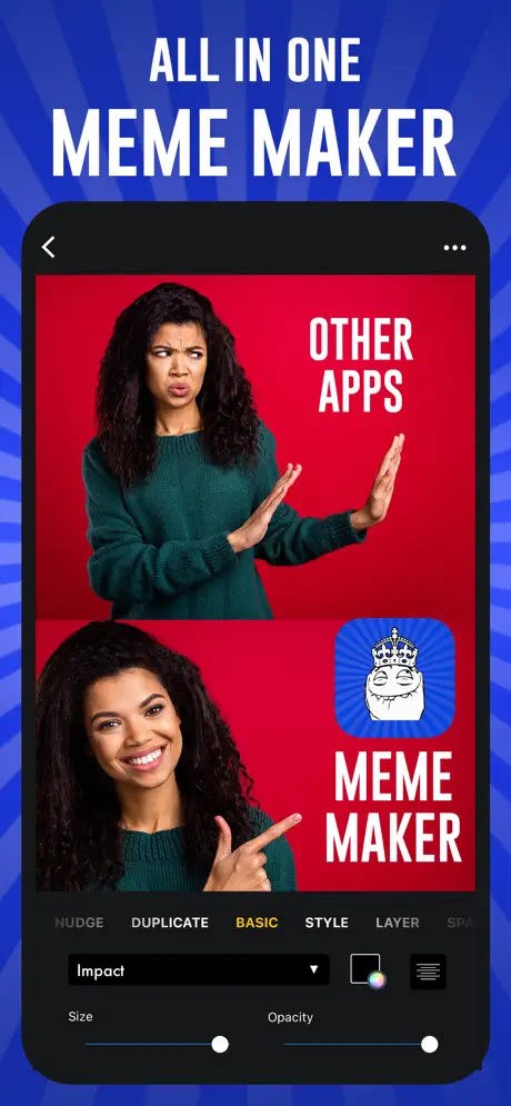 Meme Maker Pro Screenshot - Template Gallery